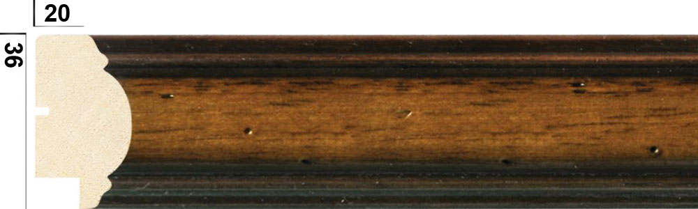 Деревяный багет 2287-000